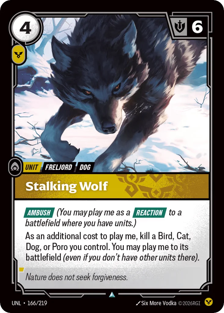 Stalking Wolf · Unleashed