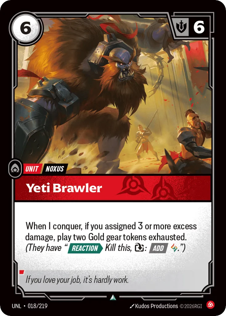 Yeti Brawler · Unleashed
