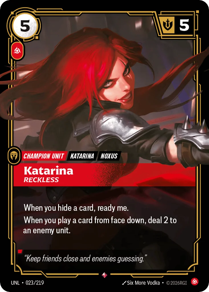 Katarina, Reckless · Unleashed