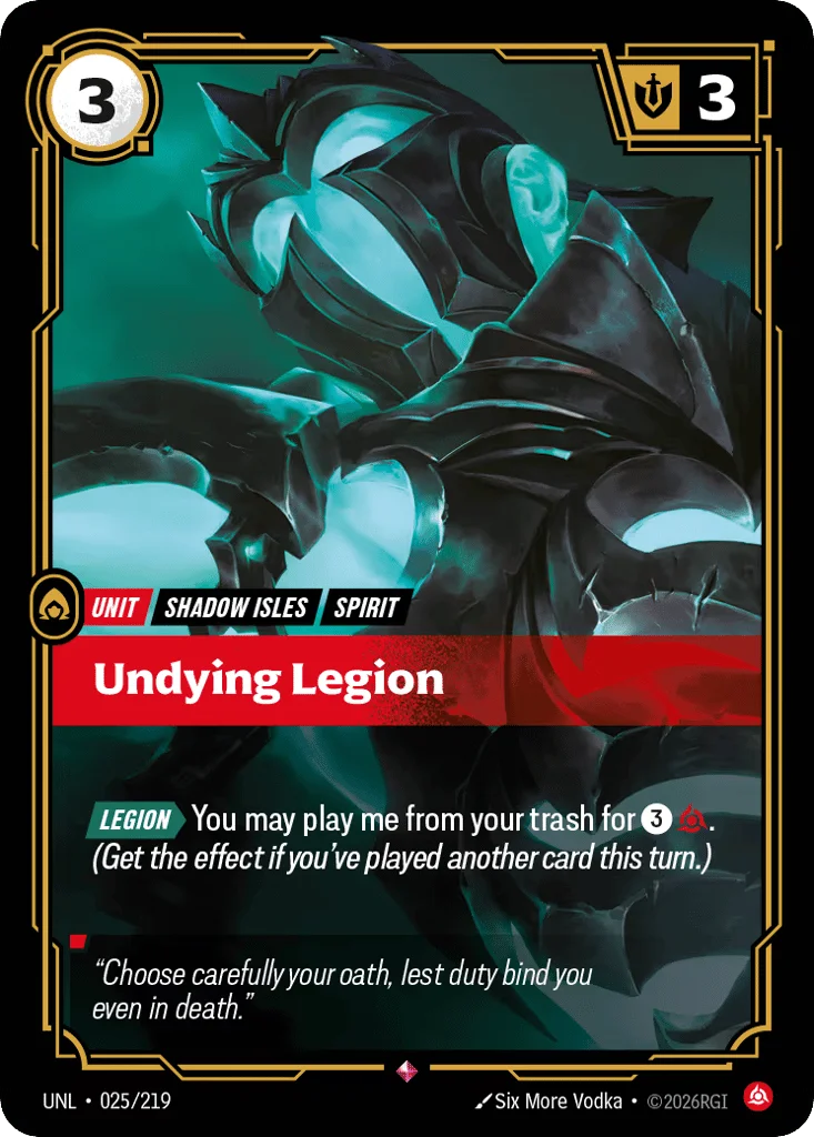 Undying Legion · Unleashed