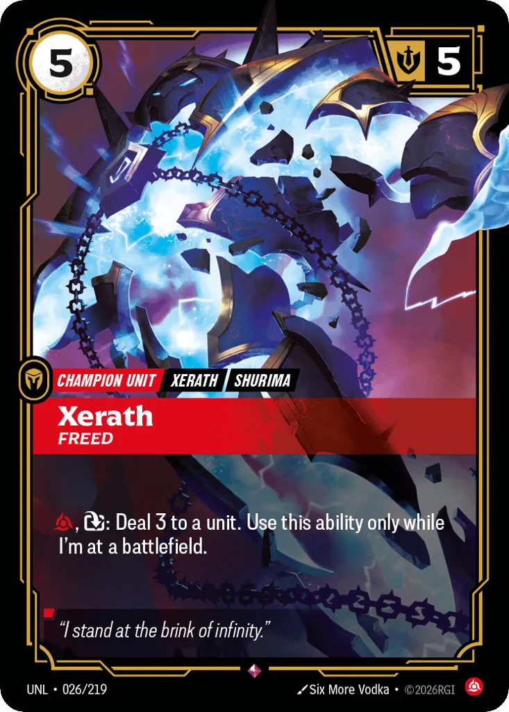 Xerath, Freed · Unleashed