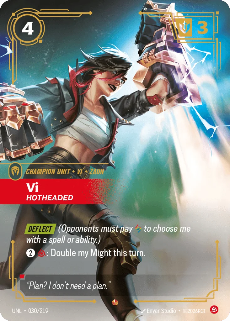 Vi, Hotheaded · Unleashed