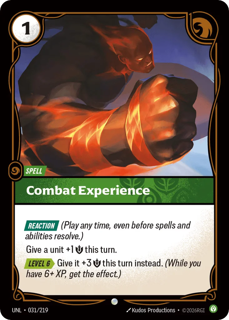 Combat Experience · Unleashed