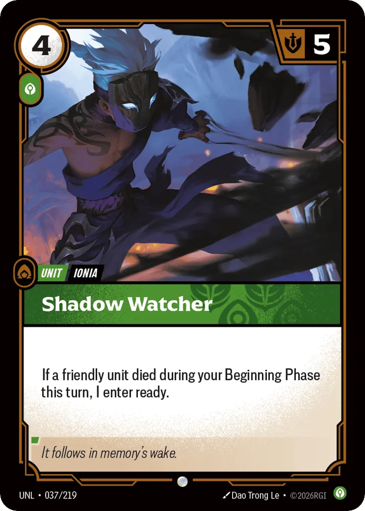 Shadow Watcher · Unleashed