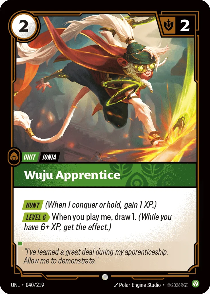 Wuju Apprentice · Unleashed