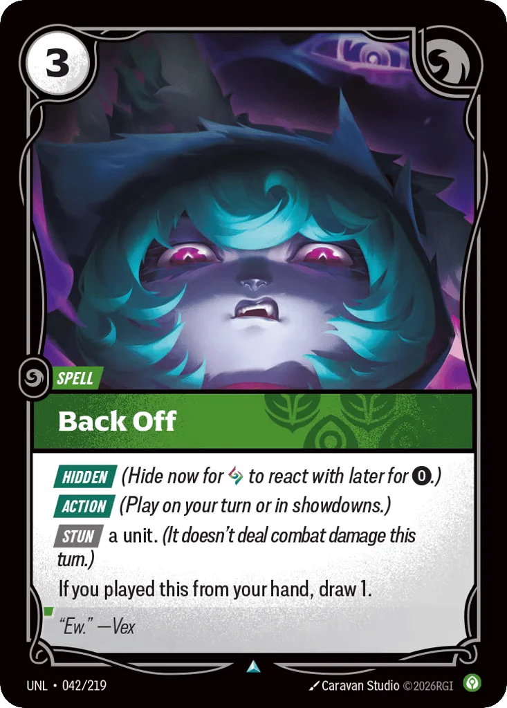 Back Off · Unleashed