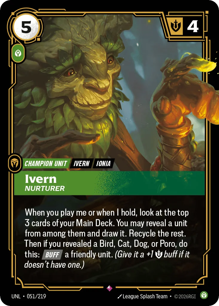 Ivern, Nurturer · Unleashed