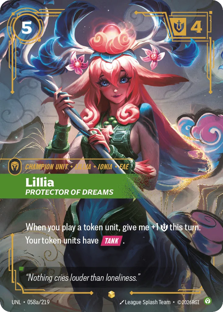 Lillia, Protector Of Dreams · Unleashed
