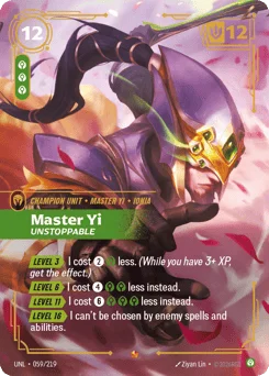 Master Yi, Unstoppable