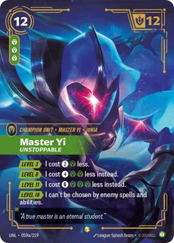 Master Yi, Unstoppable