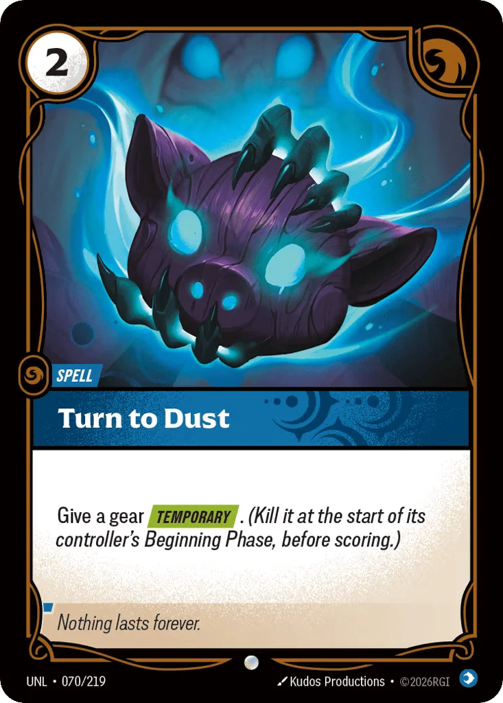 Turn To Dust · Unleashed