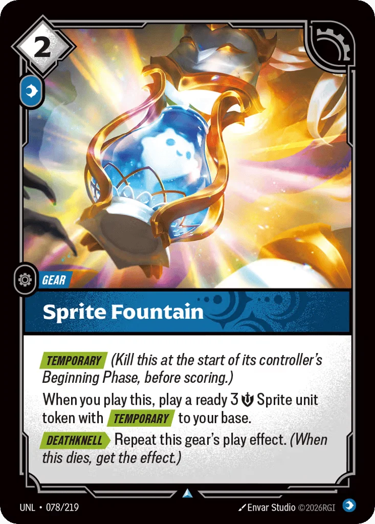 Sprite Fountain · Unleashed