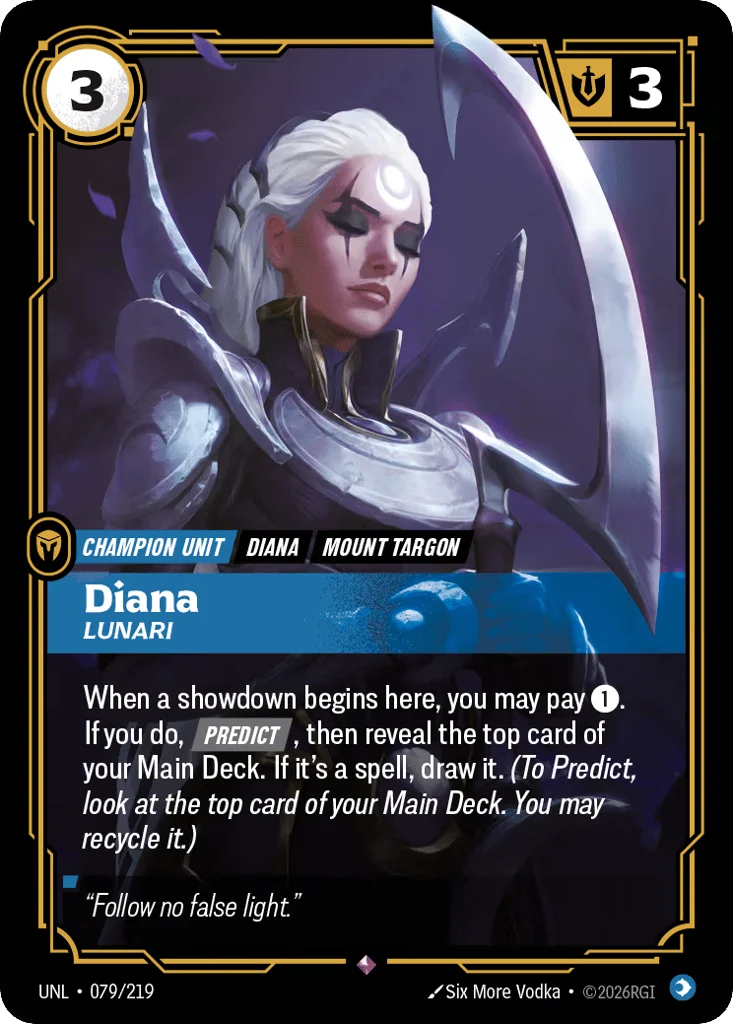 Diana, Lunari · Unleashed