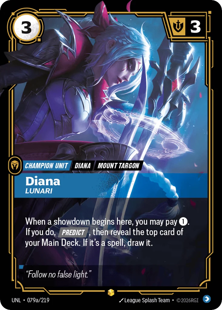 Diana, Lunari · Unleashed