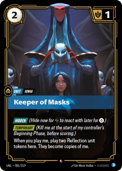 Keeper Of Masks