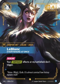 Leblanc, Everywhere At Once
