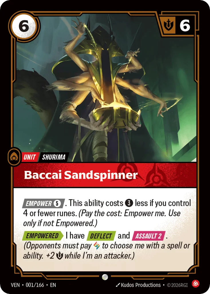 Baccai Sandspinner · Vendetta