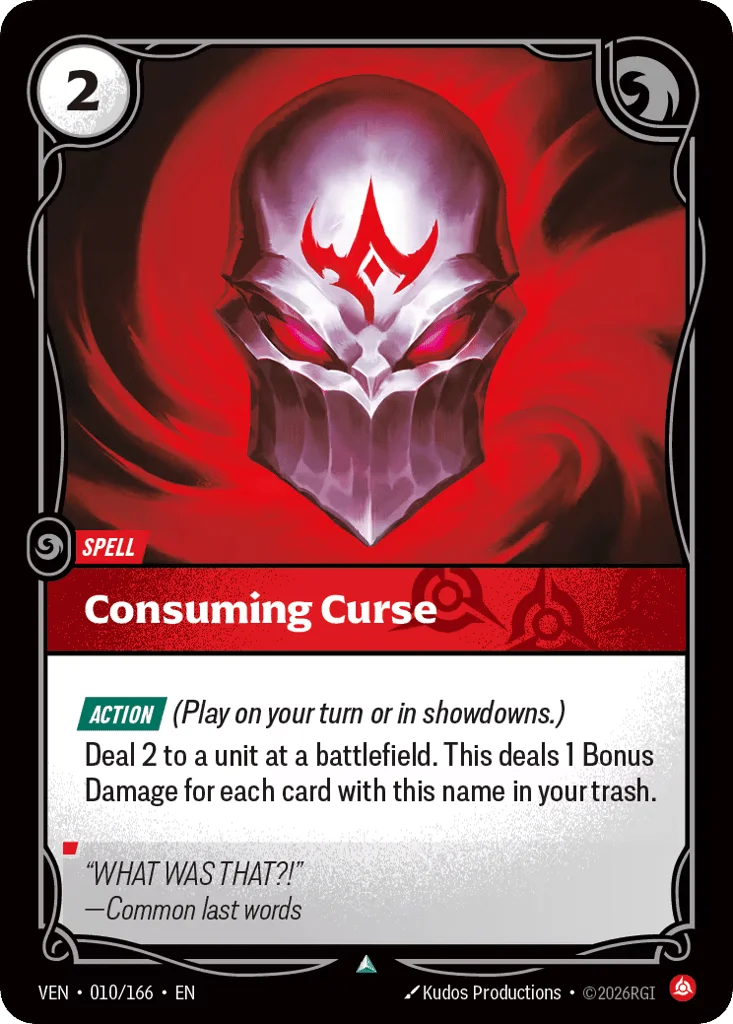 Consuming Curse · Vendetta