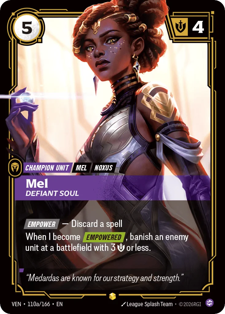 Mel, Defiant Soul · Vendetta