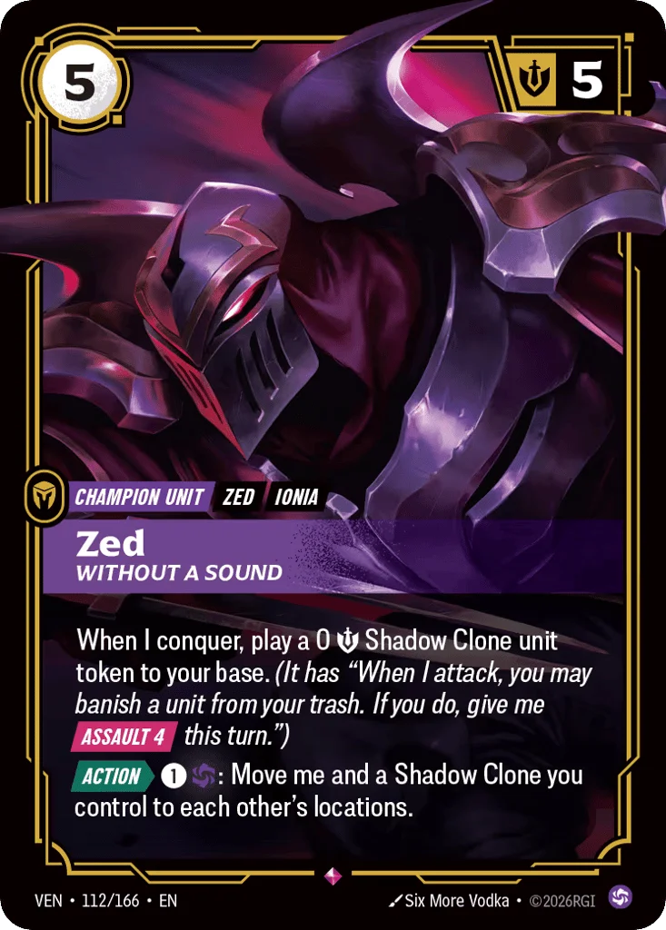 Zed, Without A Sound · Vendetta