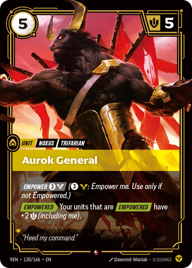 Aurok General · Vendetta
