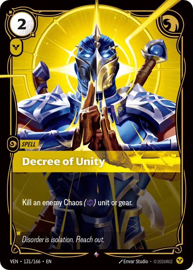 Decree Of Unity · Vendetta