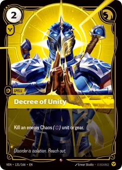 Decree Of Unity