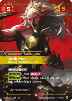 Ambessa, Respected And Feared