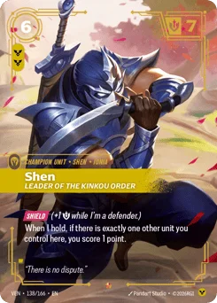 Shen, Leader Of The Kinkou Order