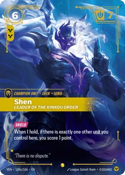 Shen, Leader Of The Kinkou Order