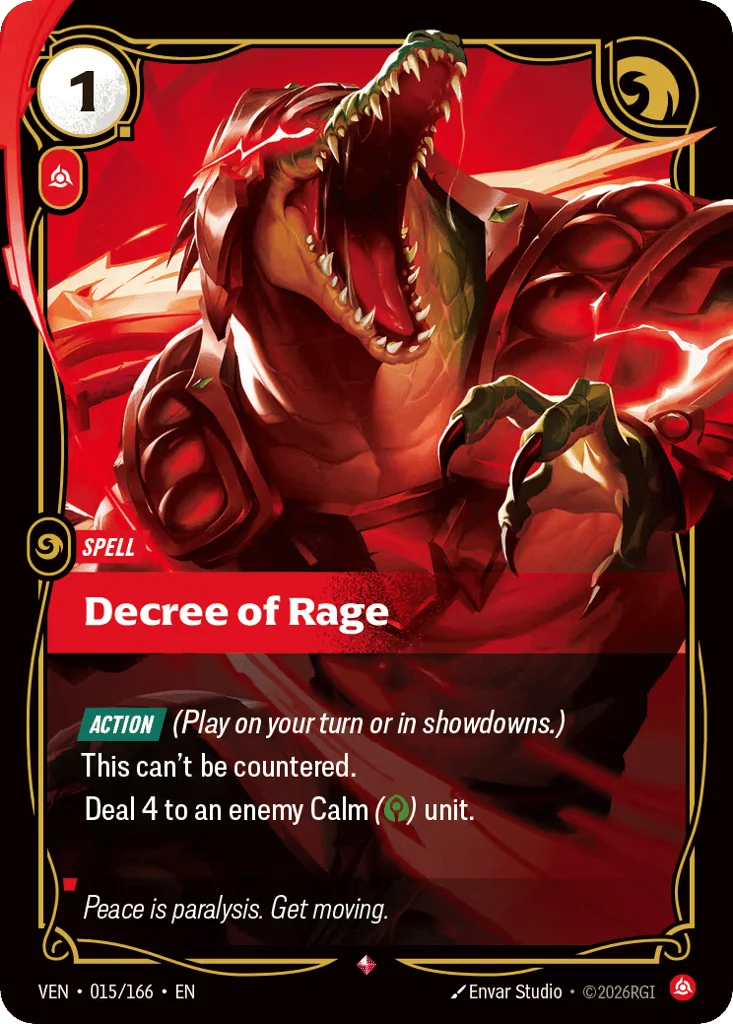 Decree Of Rage · Vendetta