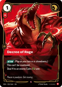 Decree Of Rage