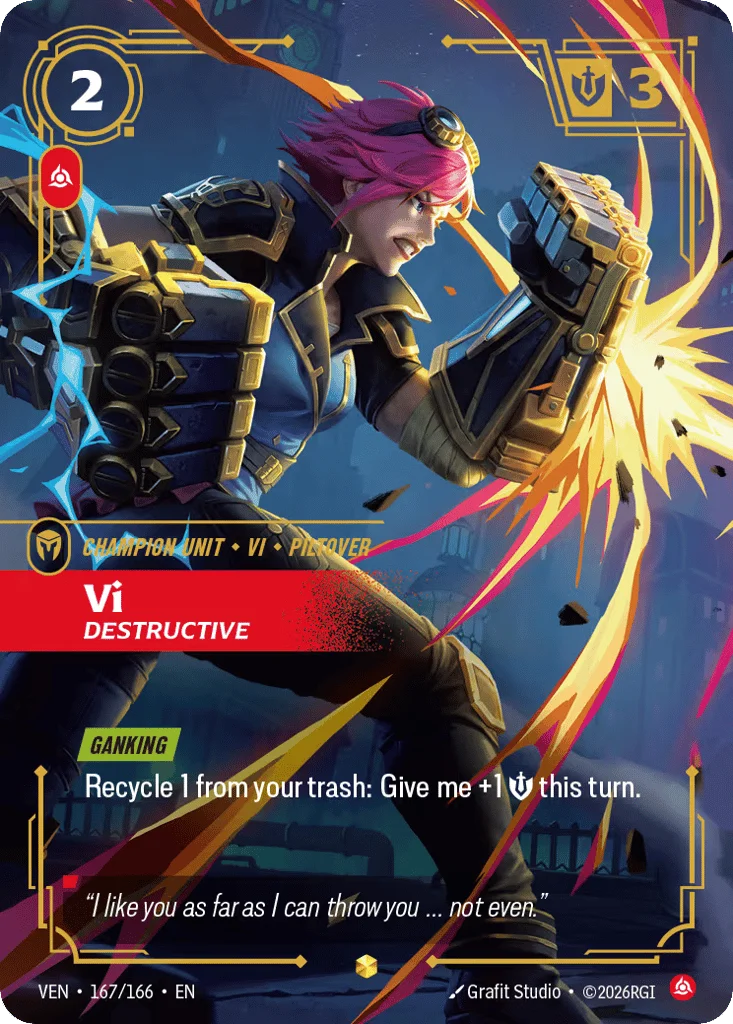 Vi, Destructive · Vendetta