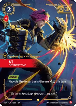 Vi, Destructive