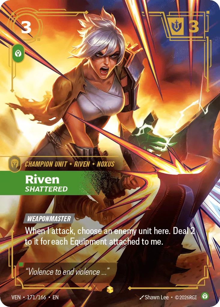 Riven, Shattered · Vendetta