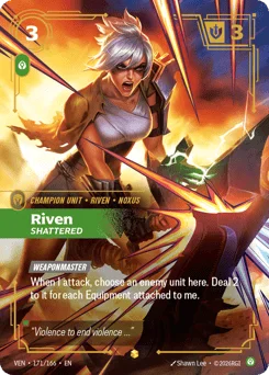 Riven, Shattered