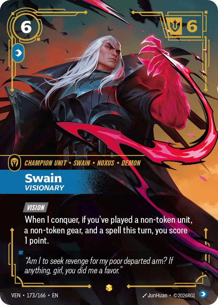 Swain, Visionary · Vendetta