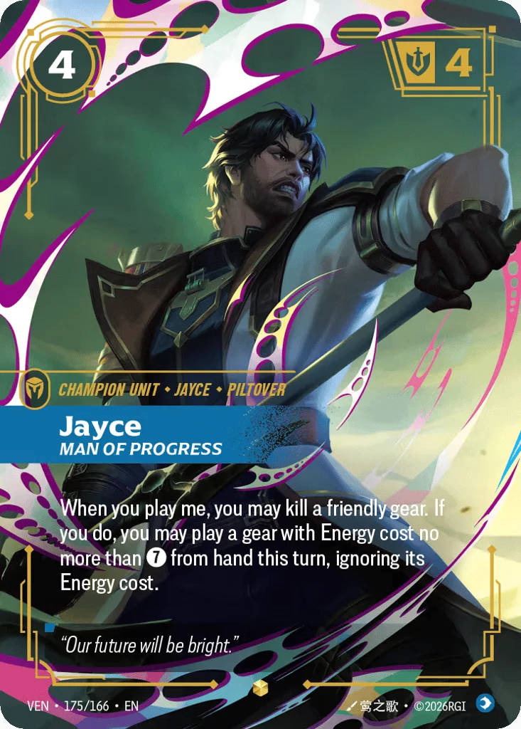 Jayce, Man Of Progress · Vendetta
