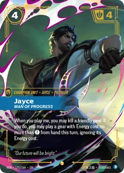 Jayce, Man Of Progress