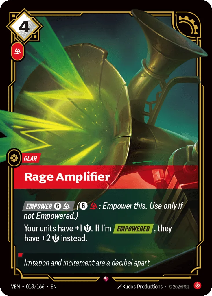 Rage Amplifier · Vendetta