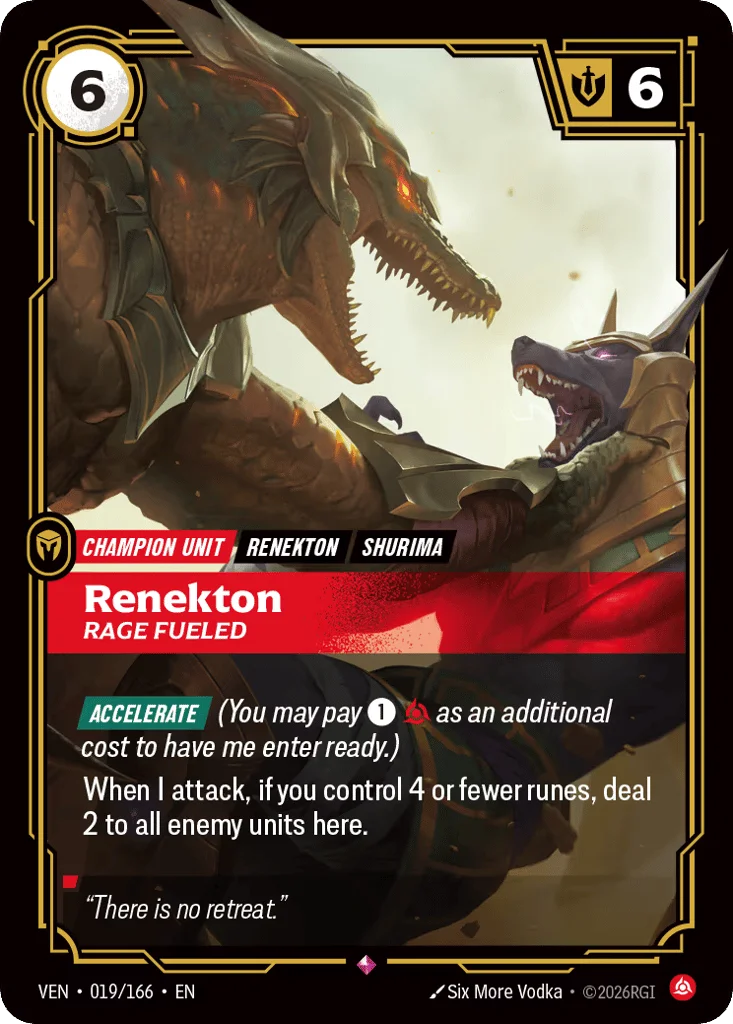 Renekton, Rage Fueled · Vendetta