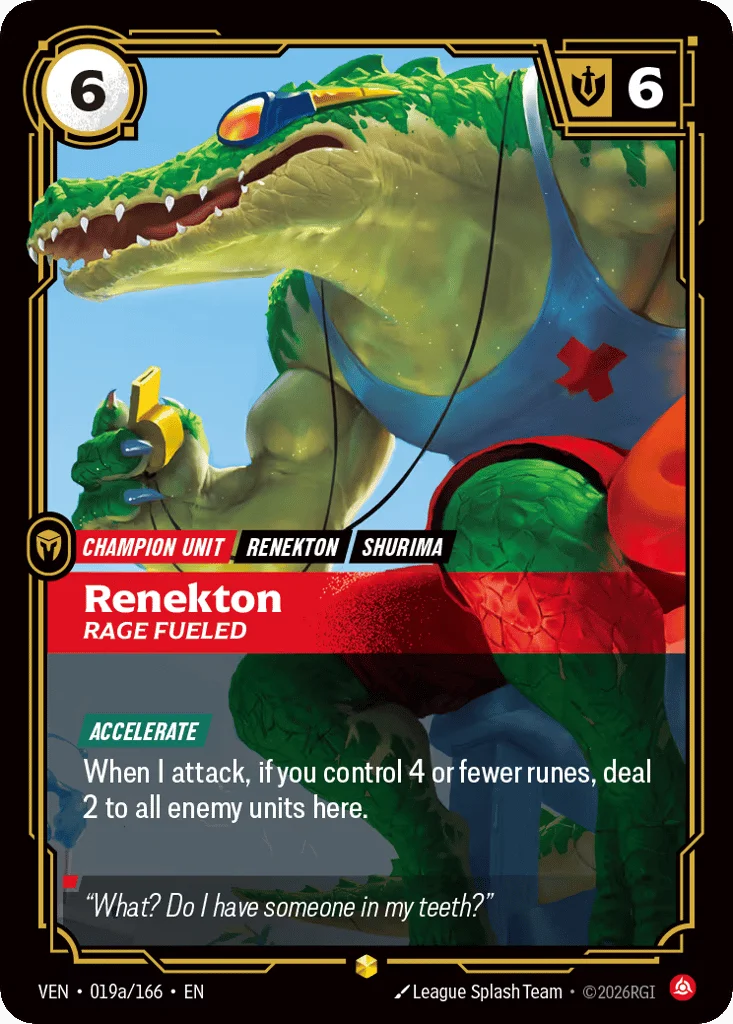 Renekton, Rage Fueled · Vendetta