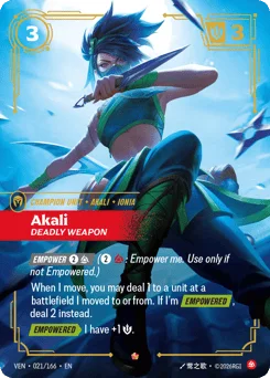 Akali, Deadly Weapon