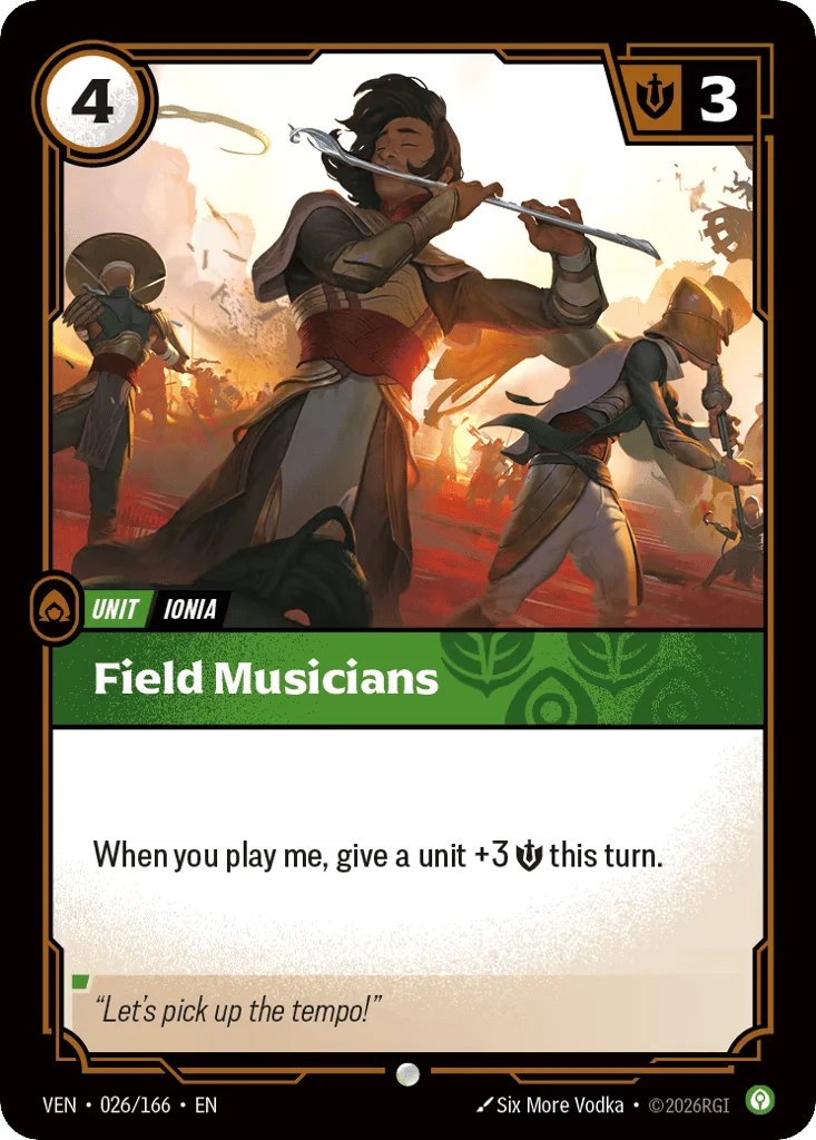Field Musicians · Vendetta