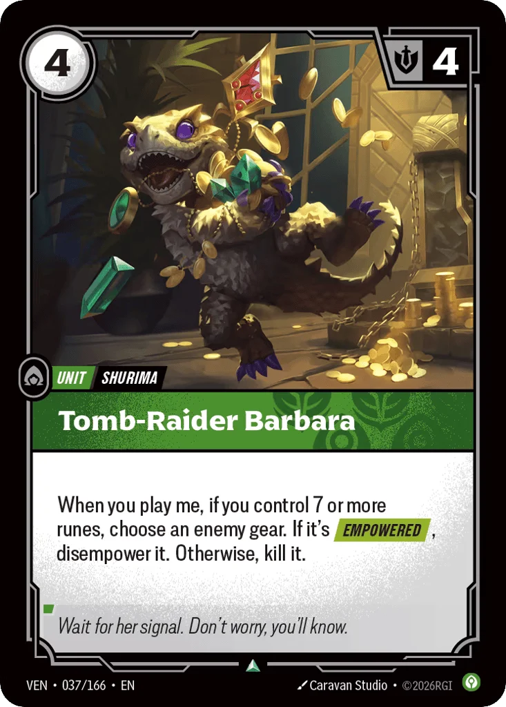 Tomb-raider Barbara · Vendetta