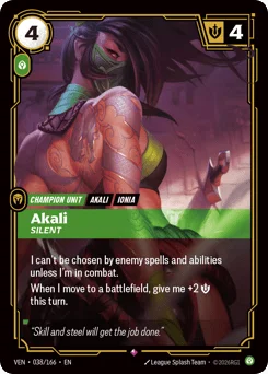 Akali, Silent
