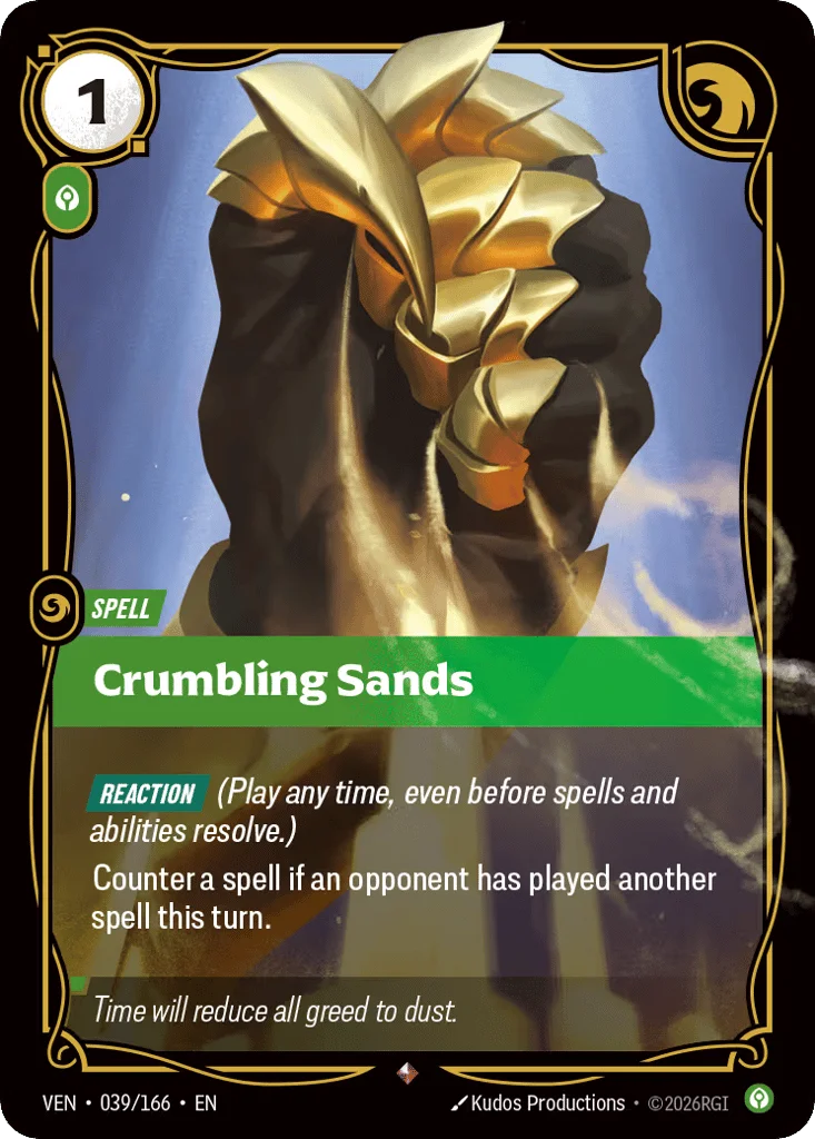 Crumbling Sands · Vendetta
