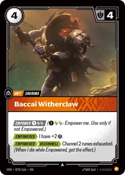 Baccai Witherclaw