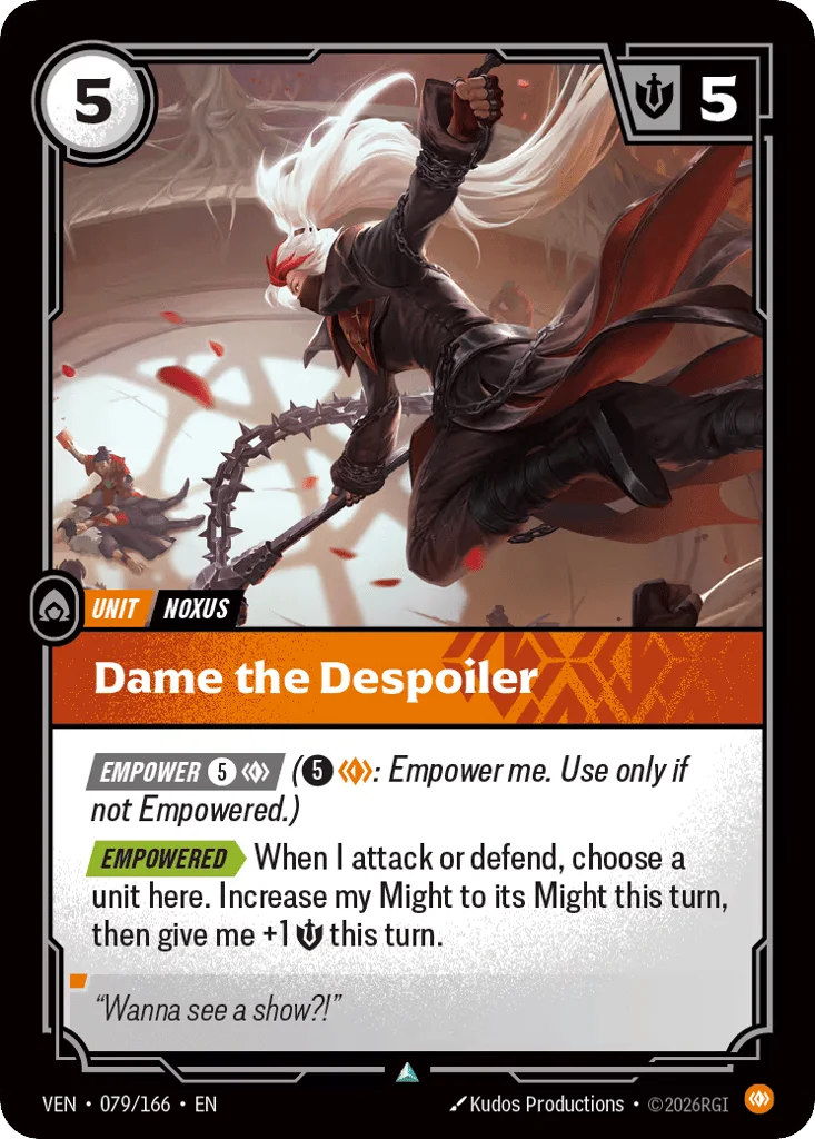 Dame The Despoiler · Vendetta