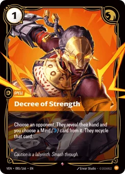 Decree Of Strength